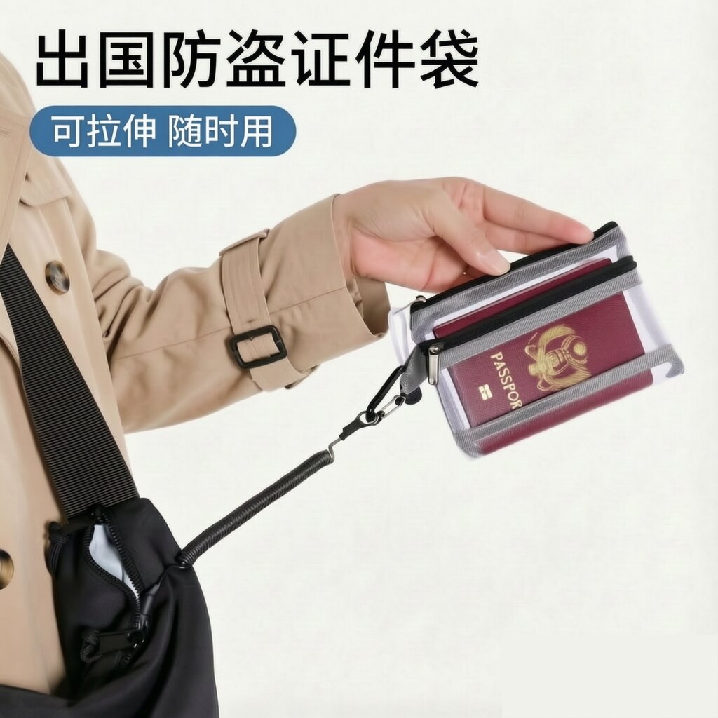 防盗护照收纳包出国旅行便携卡包