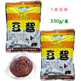 5袋包邮 万佳豆酱350g 科沁万佳黄豆酱东北酱菜香辣酱香其豆瓣酱