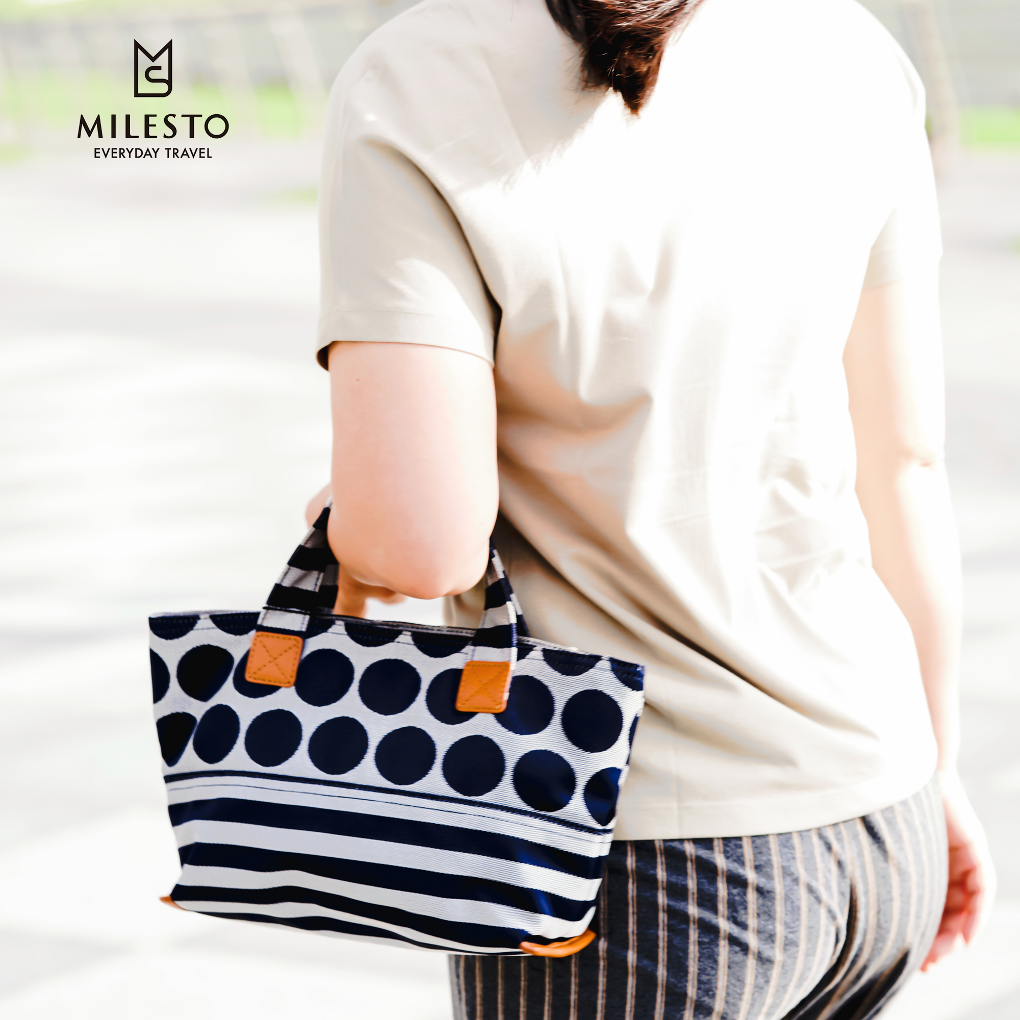 清仓特价日本milesto轻奢潮牌迷你休闲小托特包女手提手拎大容量