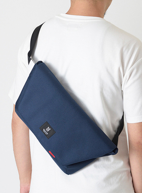 日本MILESTO轻奢潮牌斜挎包柔软贴身运动休闲包防水可放ipad10寸