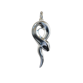 925银本命年吊坠挂件男女项链十二生肖蛇生日纯银蛇宝宝 巳蛇