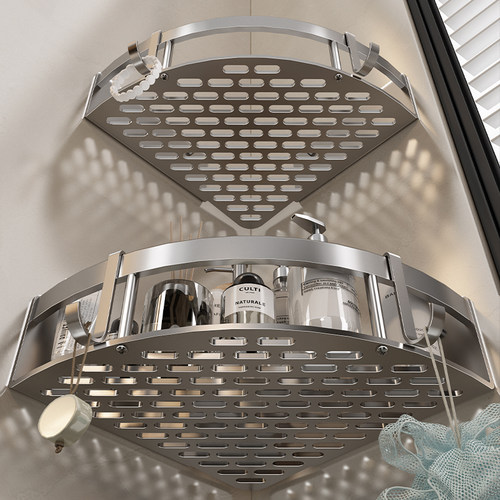 浴室置物架多孔沥水干燥通风