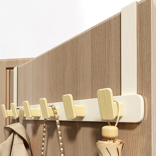 门后挂钩免打孔挂衣钩壁挂式衣帽钩置物架门背式挂包包加长挂衣架