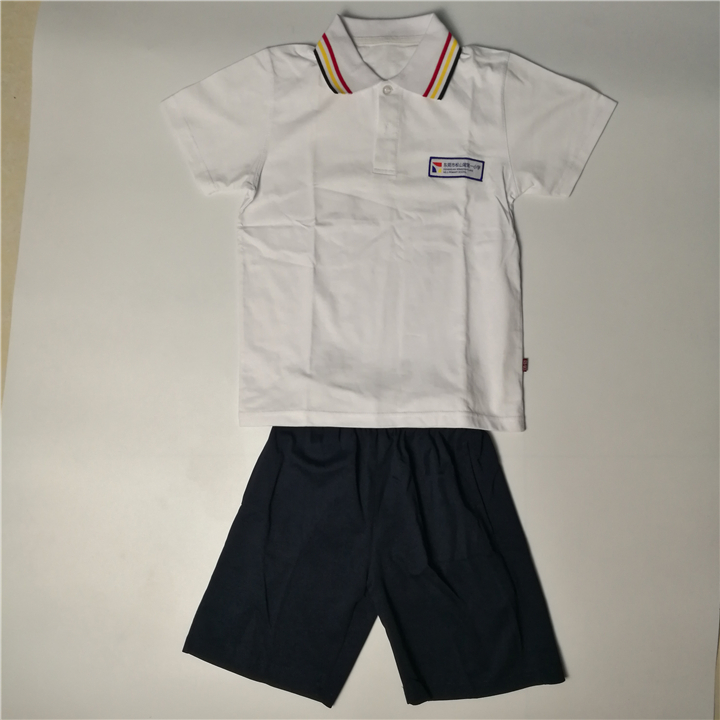 东莞松山湖第一小学夏季男女运动装校服短袖上衣短裤套装开学促销