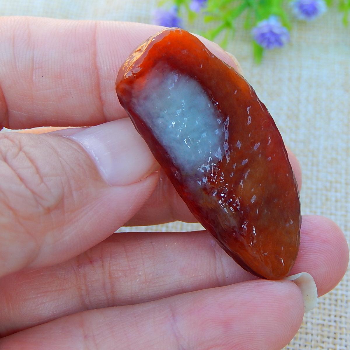 翡翠毛料玉石色料冰种原石明料手镯芯飘绿飘花红翡牌子紫罗兰挂件