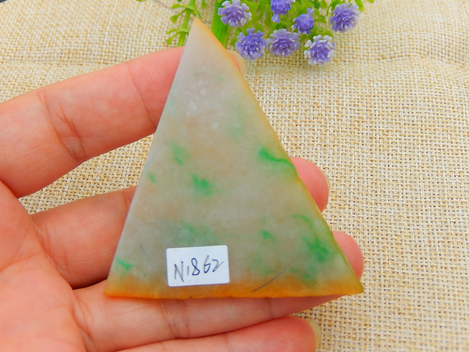 翡翠毛料玉石色料冰种原石明料手镯芯飘绿飘花红翡牌子紫罗兰挂件