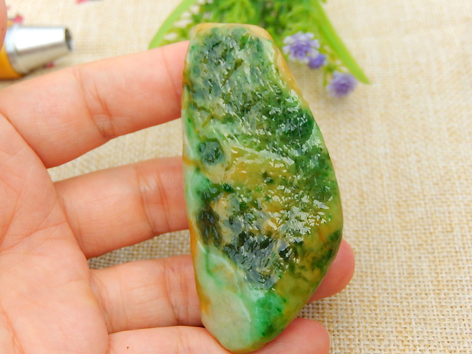 翡翠毛料玉石色料冰种原石明料手镯芯飘绿飘花红翡牌子紫罗兰挂件