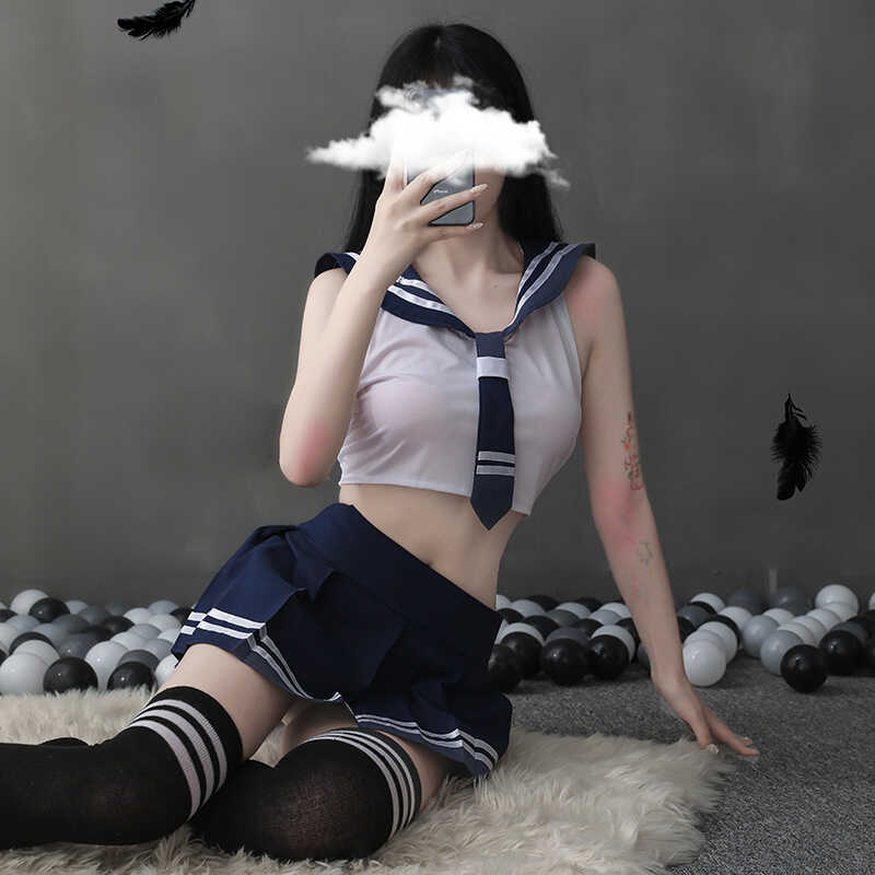 水手夜店角色扮演制服性感免脱小胸显大诱惑战袍激情大码性感内衣