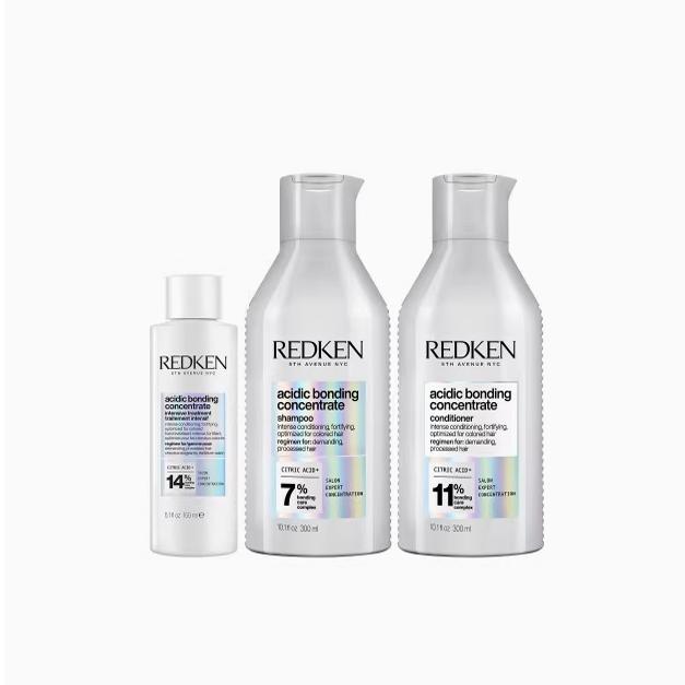 新品Redken列德肯acidic酸性护理漂染受损修复柠檬酸洗发水护发