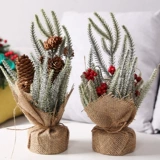 Рождественское украшение маленькая рождественская елка отвар на рабочее столик