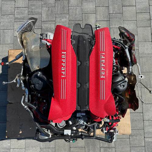 适用法拉利 F430 Roma 550 599 612 488 F154 3.9T V8 发动机总成