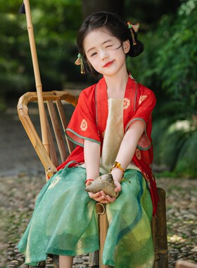 汉服女童新中式夏季薄款