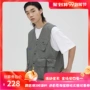 WASSUP2019 hè mới thiết kế ban đầu bất đối xứng ba chiều đa chức năng dụng cụ vest vest - Dệt kim Vest áo vest nam