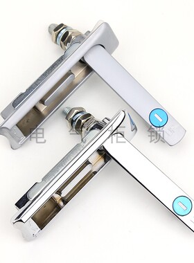 AB424-1K小型网络机柜门锁锌合金门锁AB400系列平面锁开孔23*95