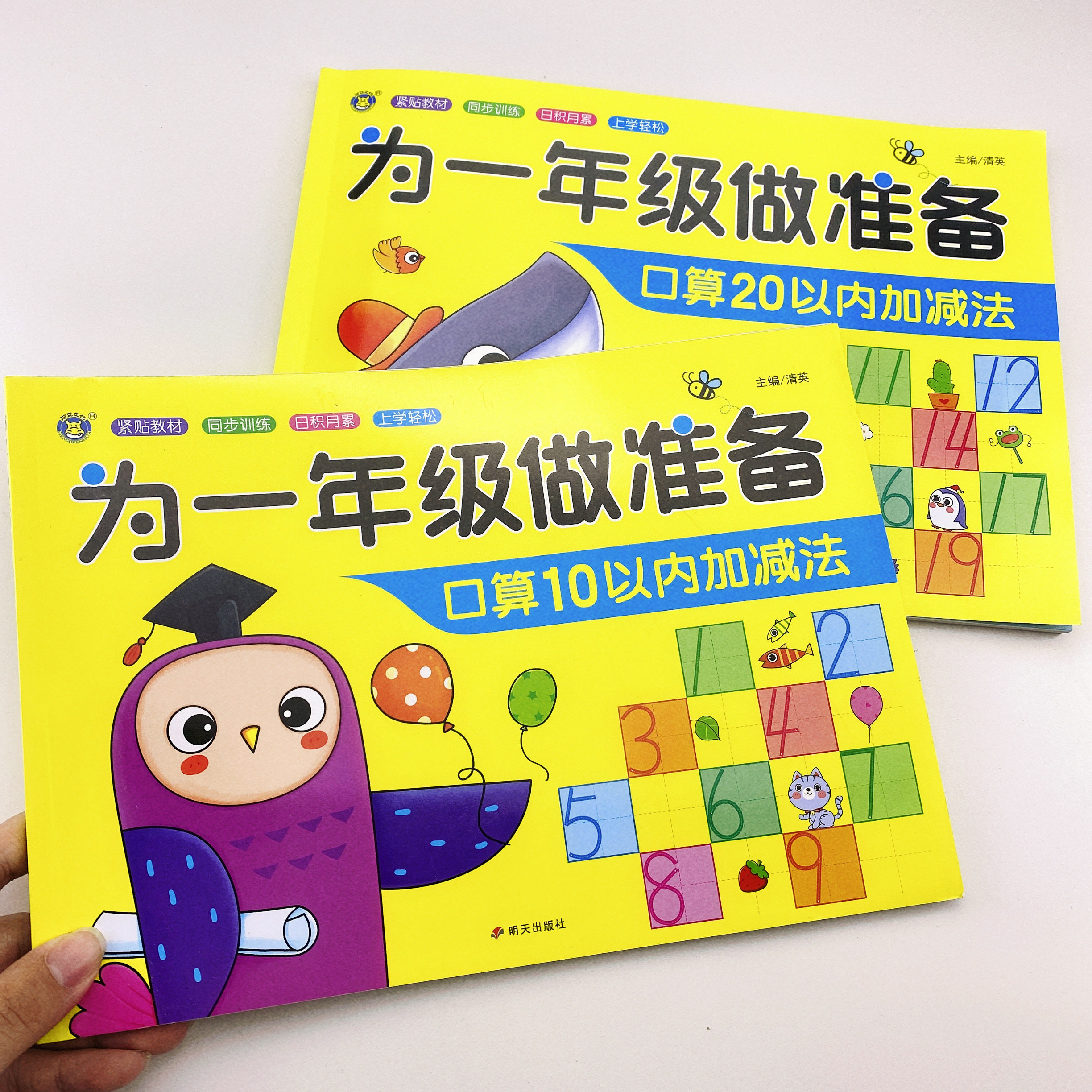 2本10+20以内的加减法天天练口算题卡幼小衔接数学练习题混合运算中班幼儿园大班练习册进退进位二十数的分解与组成为一年级做准备