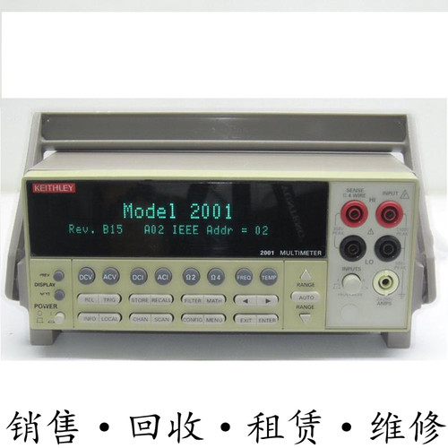 租售维修keithley吉时利2001/MEM1/MEM2 2010有扫描功能7½万用表