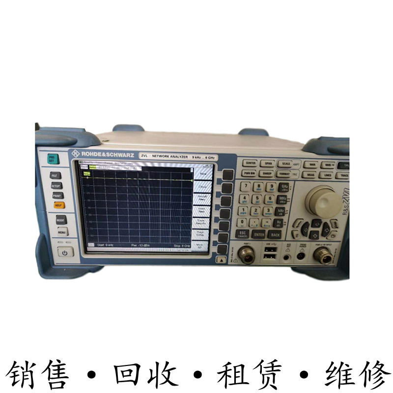 租售+RS罗德与施瓦茨ZVL3+ZVL6+ZVL13+ZVL3-75矢量网络分析仪