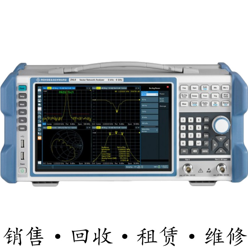 R&S罗德与施瓦茨ZNL6 ZND ZVL13 ZVL3 ZNLE4 ZNB8矢量网络分析仪