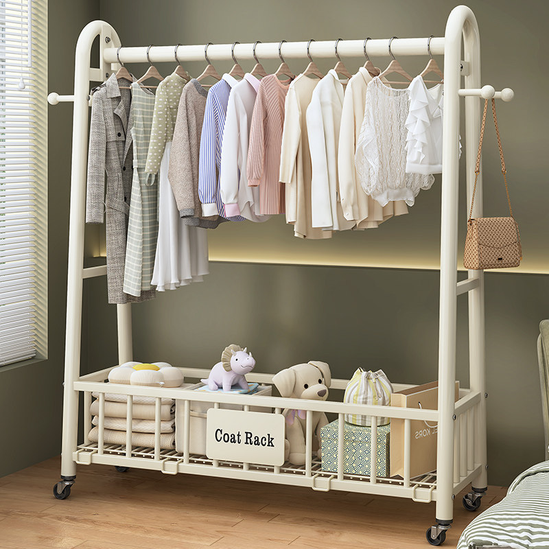 衣帽架落地卧室家用房间挂衣架置物晾衣架简易移动收纳挂衣服架子,收纳整理,衣帽架,淘宝优惠券,粉丝福利购,淘宝优惠卷