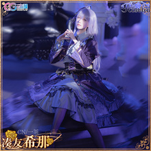 CG动漫服装 bangdream Roselia 凑友希那cos服女Lolita哥特风裙子