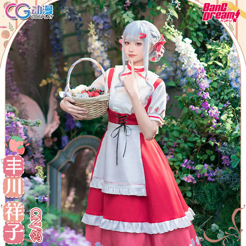 CGCOS动漫服装  bangdream 甜品天堂 二叶筑紫 丰川祥子cos服裙装