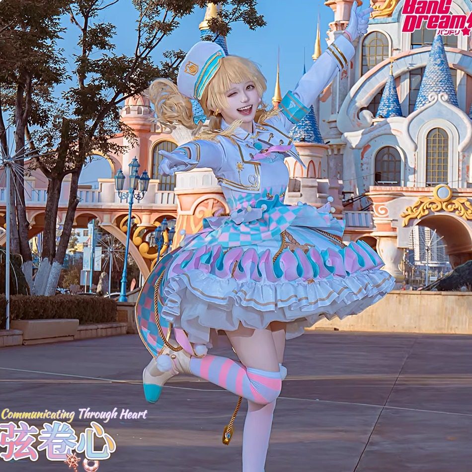 CGCOS动漫服装 bangdream  奥泽  弦卷心  cos服女套装lolita裙,模玩/动漫/周边/娃圈三坑/桌游,Cosplay女装/cos女装,淘宝优惠券,粉丝福利购,淘宝优惠卷