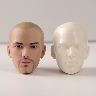 1比6 斗战神 天命人 圣僧头雕 光头胡须版 白模头雕 兵人配件