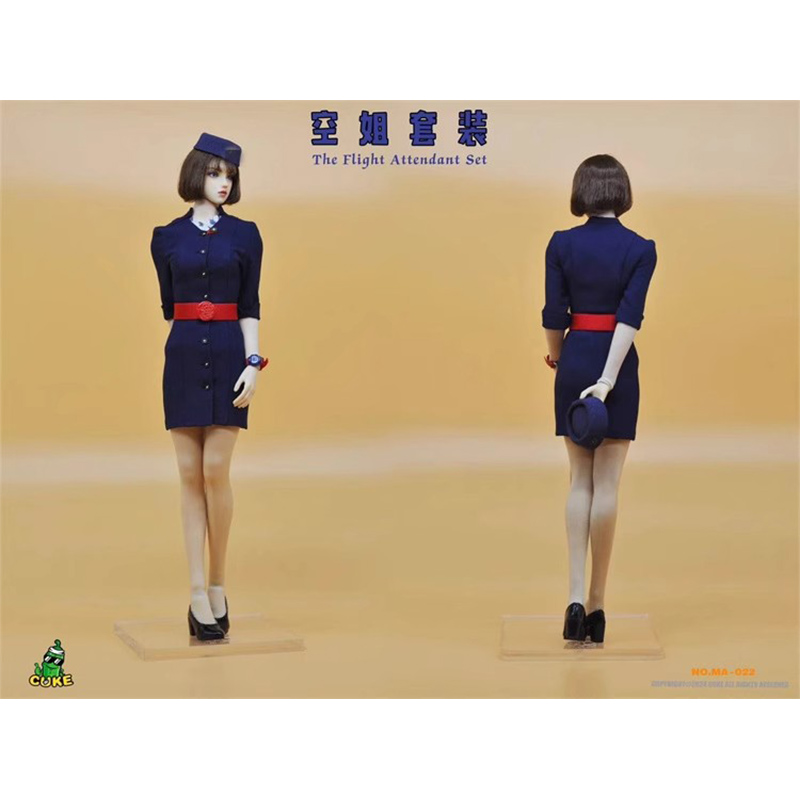 现货 CUKE TOYS MA-022 1/6 D航空姐套装 女兵人服饰