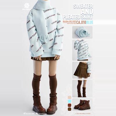 现货 Worldbox CA010 1/6 GS002 冬日少女 服装吊卡