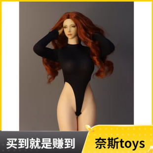 1/6兵人衣服女露背高叉泳装12寸tbl包胶女素体人偶服装模型