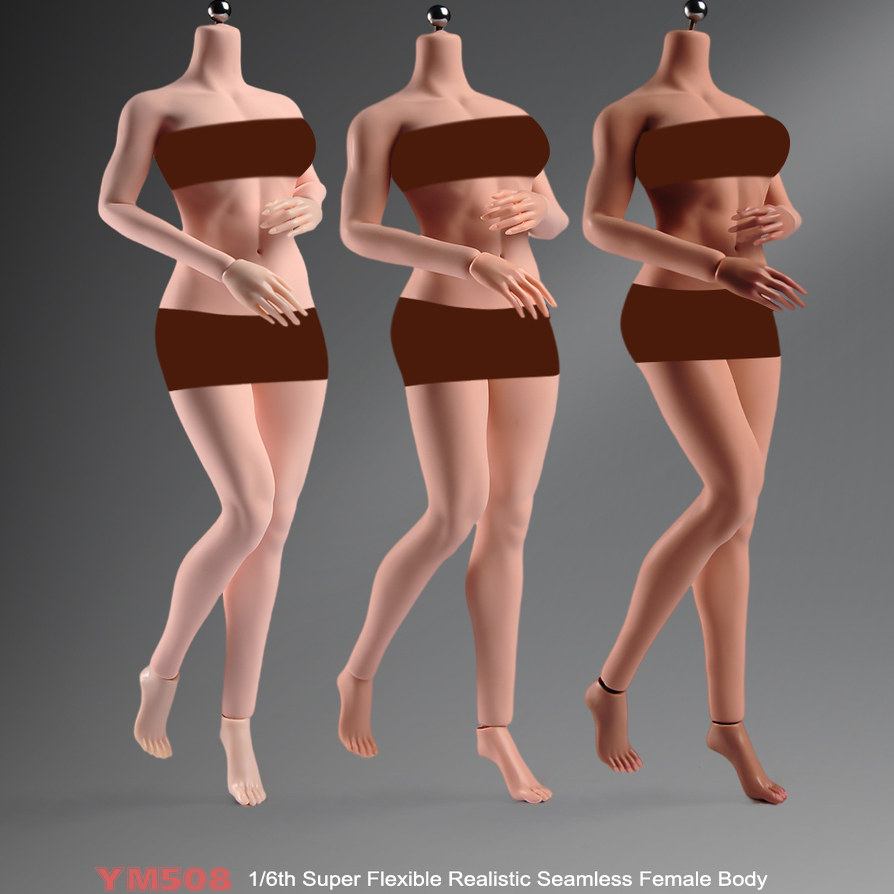 现货   ZZYM508   1/6女兵人铂金硅胶素体  艺美人形工作室