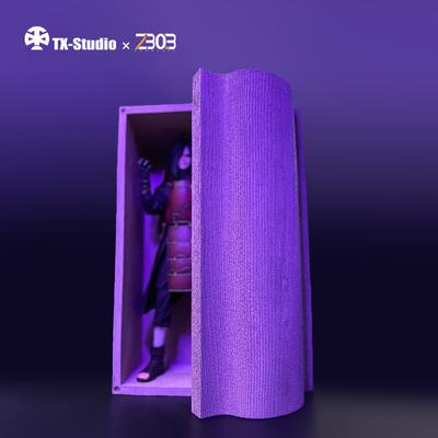 RocketToys火影宇智波鼬忍者斑1/6兵人场景配件秽土转生棺材模型