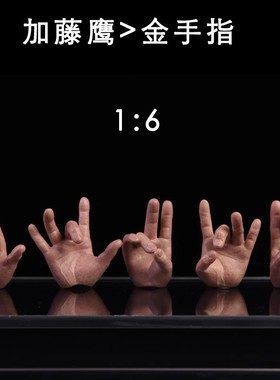 现货  1/6 兰花指 金手指 NRTOYS NR14 麦色 普肌 男兵人素体手型