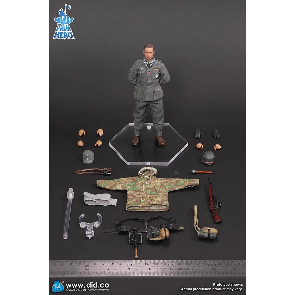 现货 DID  XD80029 二战步兵初级下士 弗雷德 1/12可动兵人