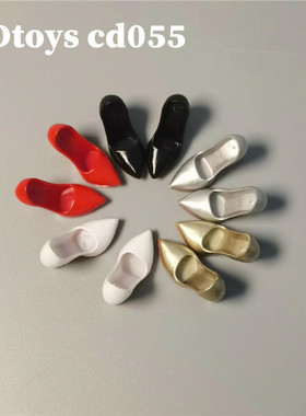 cdtoys CD055 1/12女兵人尖头高跟鞋模型 适合1:12 TBL女素体
