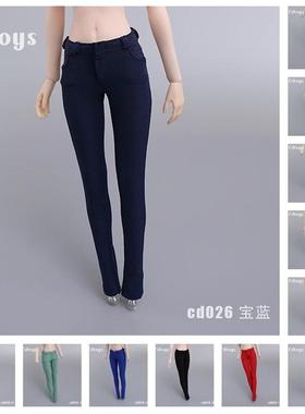 1/6女兵人偶紧身铅笔裤cdtoys cd026裤子适合岚tbl包胶女素体模型