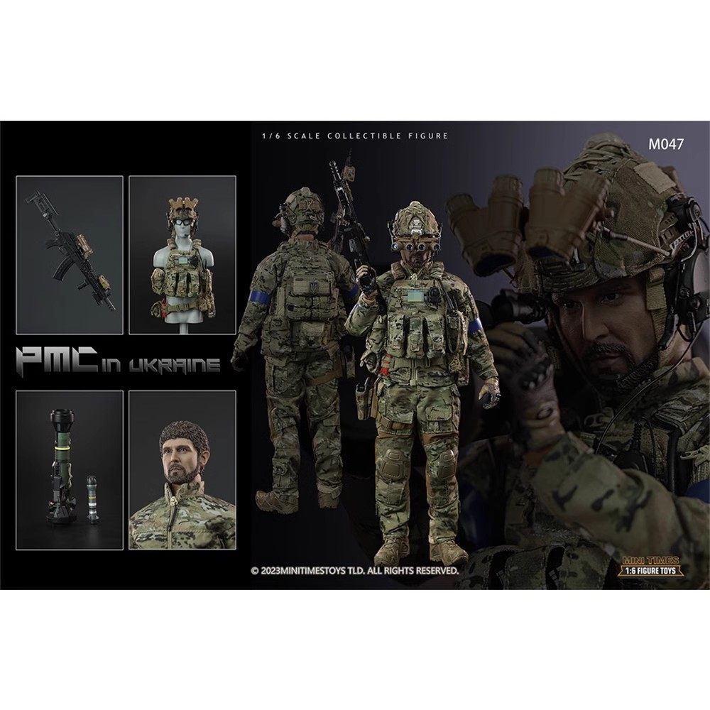 预定 mini times toys M047 PMC雇佣军 1/6 可动人偶兵人手办