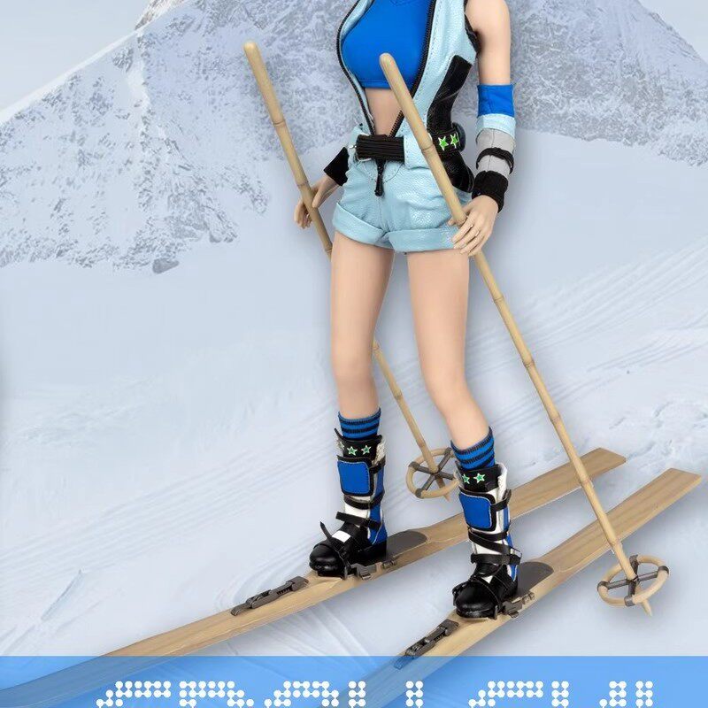 现货1/6 兵人 塑料模型 兵人 手办 山地师 滑雪板 雪撬 场景