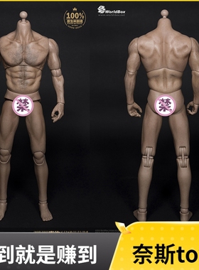 WorldBox AT012 厚胸宽肩 1/6 狼叔胸毛增高肌肉素体 金刚狼 现货
