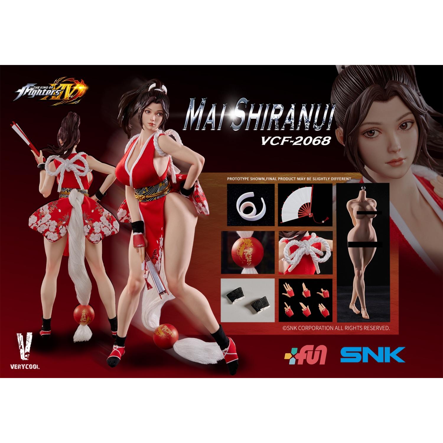 分批出货 VERYCOOL 1/6 VCF-2068  拳皇14 不知火舞可动包胶女兵