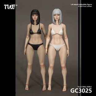现货 True1Toys 1/6 GC3025 关节可动女兵人偶头雕素体套装