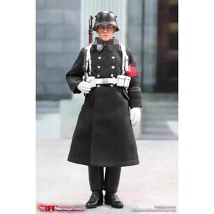 现货 3R 1/12TG80007小帝国系列第七弹德国SS礼兵-亚伦(白色版)