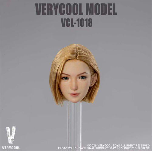 预售定金 VERYCOOL 1/6 女性可动眼头雕 零柒号 VCL-1018