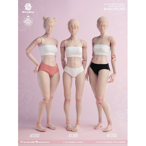 耐操  WorldBox 1/6 标准版AT201肥腿版AT202模特版AT203兵人素体