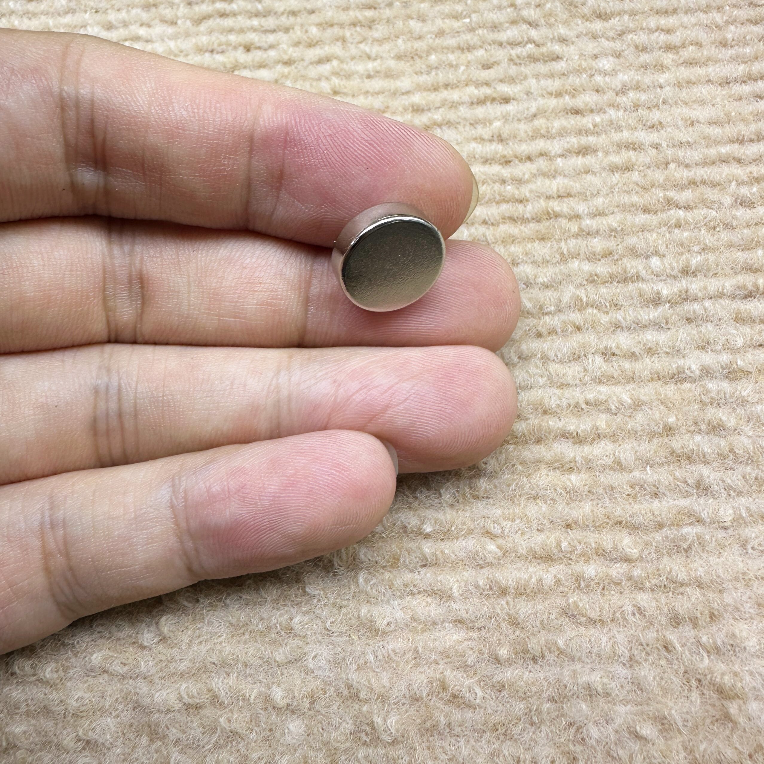 N52圆形12.5*4毫米强力磁铁饰品手链玩具DIY用强磁磁石吸铁石磁钢