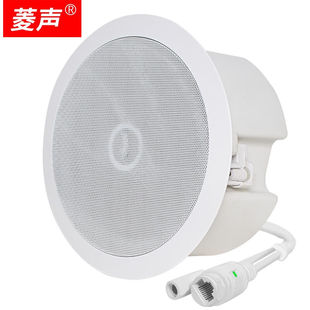 菱声IP数字网络音柱4G云智能室外户外防水壁挂音箱校园公共广播系