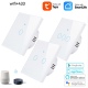Tuya涂鸦智能WiFi RF433触摸开关单火零火通用墙壁开关
