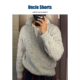Shorts 复古麻花 加厚保暖假两件毛衣男士 Uncle 宽松撞色针织衫