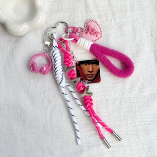 LIME|周杰伦演唱会应援包包挂件粉丝应援色miu系蓝色包挂原创设计