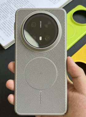 华为Mate70pro+手机壳蜂窝散热